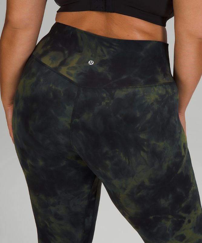 Lululemon Leggings Retail - Diamond Dye Graphite Grey Bronze Green Womens Align  HR Pant 25