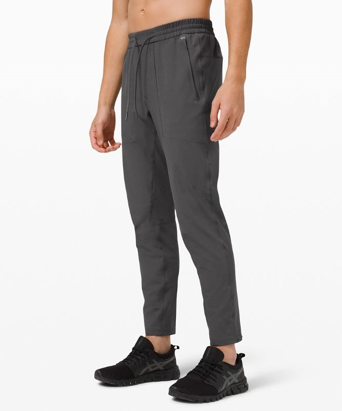 Lululemon Tracksuit Bottoms Factory South Africa - Graphite Grey Mens  License to Train Pant Shorter Length
