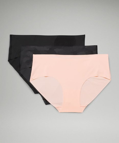 Lululemon Underwear South Africa Online Store - Black / Pink Mist / Double  Dimension Starlight Black Womens InvisiWear Mid-Rise Thong Underwear 3 Pack