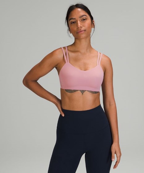 Like a Cloud Longline Bra *Light Support, D/DD Cup, Pink Taupe
